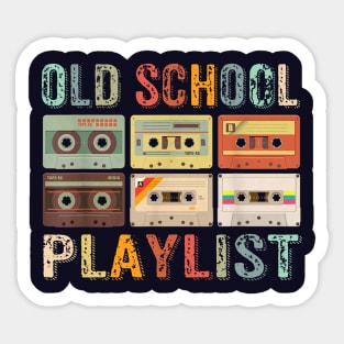 Old School Playlist Sticker